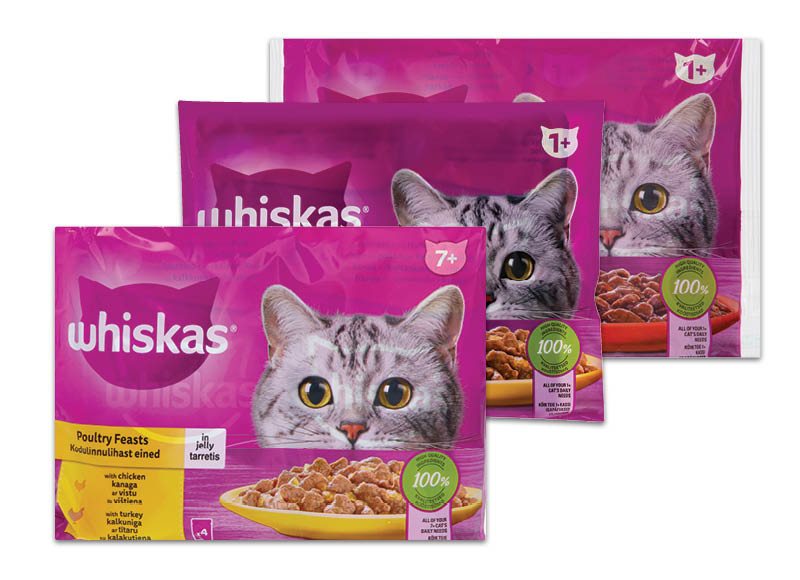 Kačių ėdalui WHISKAS