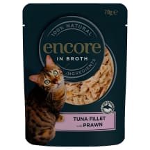 Kačių konserv.tunu, krevetėmis ENCORE, 70 g