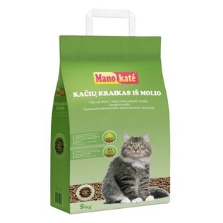 Kačių kraikas iš molio MANO KATĖ, 5 kg