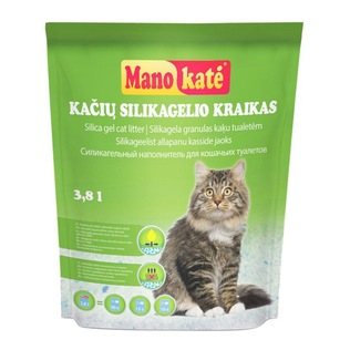Kačių silikagelio kraikas MANO KATĖ, 3.8 l