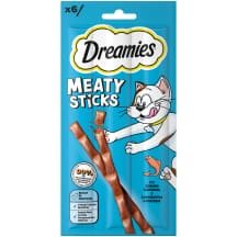 Kačių skan. DREAMIES STICKS, su laš., 6 x 5 g