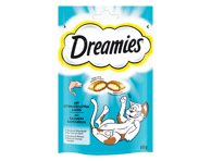 Kačių skanėstas DREAMIES su lašiša, 60 g
