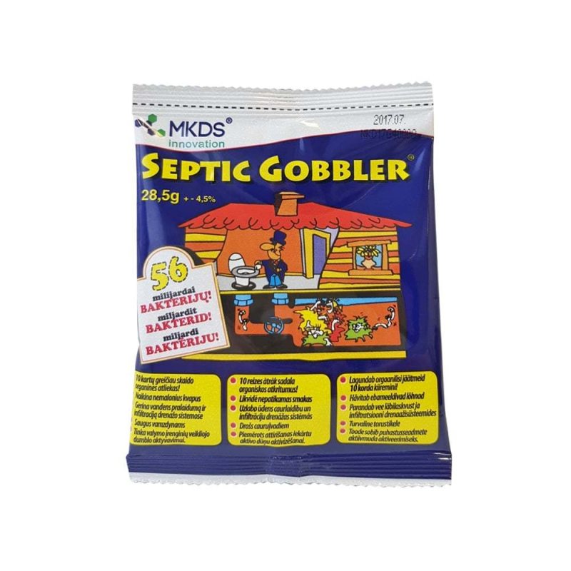 Kanalizacijos mikroorganizmai SEPTIC GOBBLER, 28.5 g