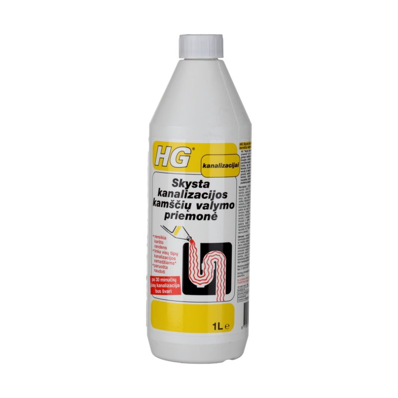 Kanalizacijos vamzdžių valiklis HG, 1 l