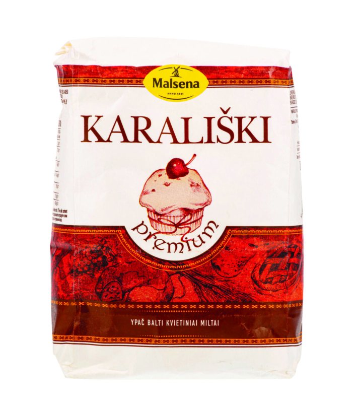 Karališki kvietiniai miltai aukščiausia rūšis 405d MALSENA, 1.75 kg