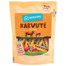 Karameliniai saldainiai SKRIVERU KARVUTĖ, 250 g