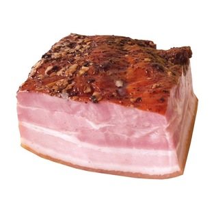 Karštai rūkyta SMETONIŠKA šoninė, 1 kg