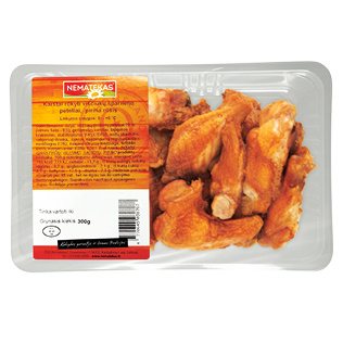 Karštai rūk. viščiukų sparn. peteliai, I r., 300 g