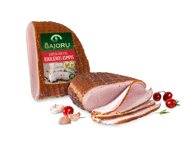 Karštai rūkytas BAJORŲ kumpis (vakuumuotas, I r.), 1 kg