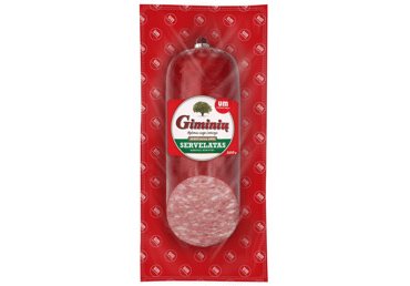 Karštai rūkytas GIMINIŲ servelatas, pjautas, a. r., 300 g