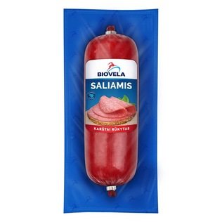 Karštai rūkytas saliamis BIOVELA, 280 g