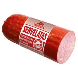 Karštai rūkytas servelatas KOKYBĖ, 400 g