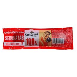 Karštai rūkytas servelatas SAMSONAS, a.r., 220 g