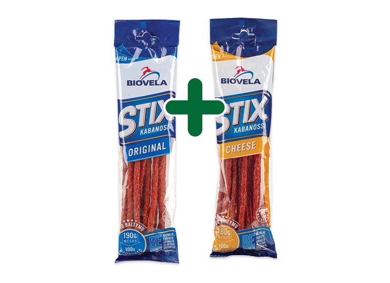 Karštai rūkytos dešrelės BIOVELA STIX, 100 g