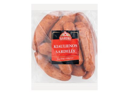 Karštai rūkytos sardelės, 1 kg