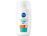 Kasdienis veido kremas NIVEA Derma Skin Clear UV fluidas su SPF50+, 40 ml