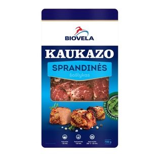 KAUKAZO marinuotas sprandinės šašlykas, 700 g