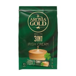 Kav.gėr.AROMA GOLD 3in1 IRISH CREAM,maiš., 170 g