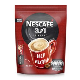 Kavos gėrimas NESCAFE 3in1, CLASSIC, 330 g, 20 x 16.5 g