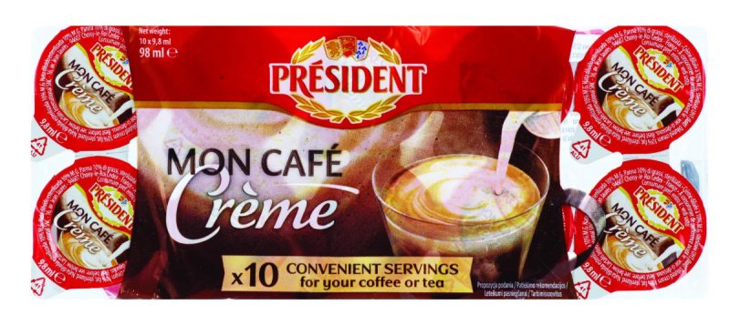 Kavos grietinėlė PRESIDENT, 10 vnt