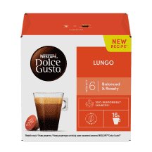 Kavos kapsulės DOLCE GUSTO LUNGO, 16 x 5.6 g