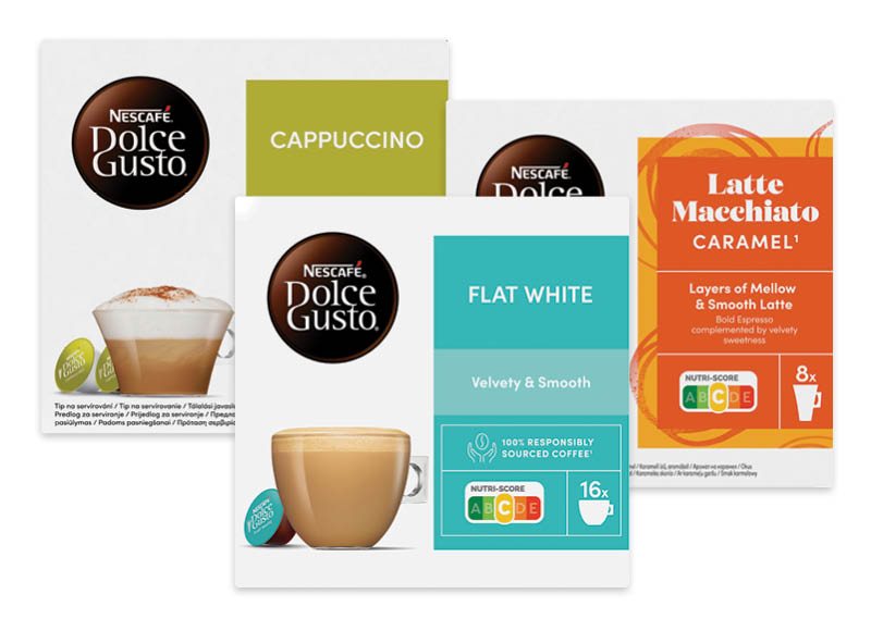 Kavos kapsulės su pienu NESCAFE DOLCE GUSTO