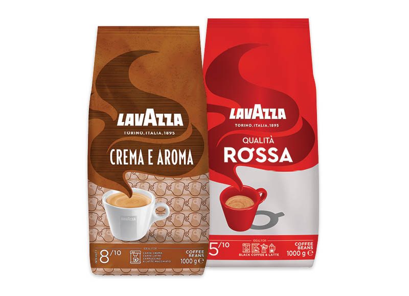 Kavos pupelės LAVAZZA REMA E AROMA, QUALITA ROSSA, 1 kg