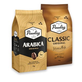 Kavos pupelės PAULIG CLASSIC arba ARABICA, 1 kg