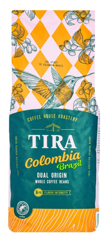 Kavos pupelės TIRA COLOMBIA-BRAZIL, 500 g