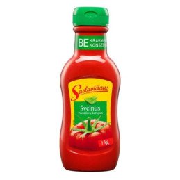 Kečupas SUSLAVIČIAUS, švelnus, 1000 g