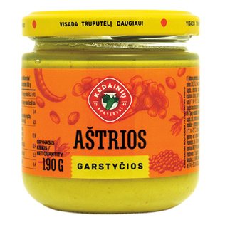 KĖDAINIŲ KONSERVŲ aštrios garstyčios, 190 g