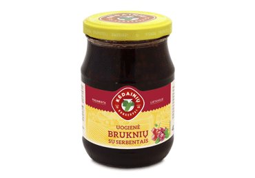 KĖDAINIŲ KONSERVŲ FABRIKO bruknių ir serbentų uogienė, 430 g