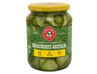 KĖDAINIŲ KONSERVŲ FABRIKO marinuoti agurkų griežinėliai, 680 g