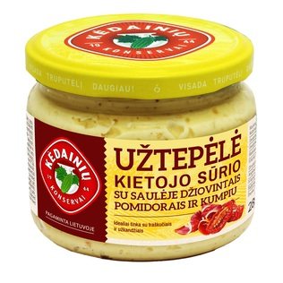 Kietojo sūrio užtepėlė KĖDAINIŲ KONSERVAI, 280 g