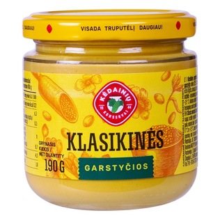 KĖDAINIŲ KONSERVŲ KLASIKINĖS garstyčios, 190 g