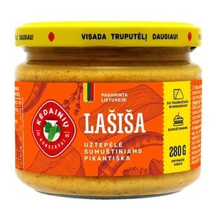 KĖDAINIŲ KONSERVŲ pikantiškos lašišos užtepėlė sumuštiniams, 280 g