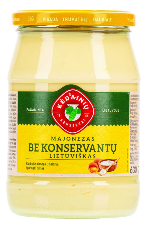 KĖDAINIŲ LIETUVIŠKAS majonezas be konservantų, 630 g