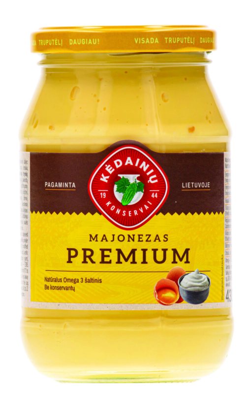 Kėdainių majonezas PREMIUM, 62%, 430 g