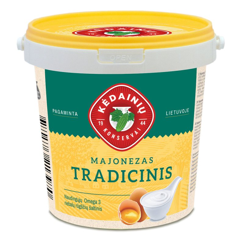 Kėdainių majonezas TRADICINIS, 40%, 1 kg