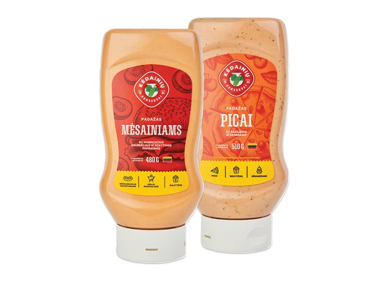 KĖDAINIŲ padažas picai ar mėsainiams, 480 g