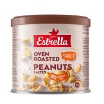 Kep. žemės riešutai su druska, ESTRELLA, 140 g