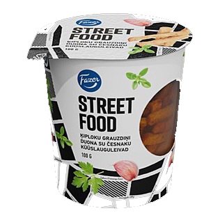 Kepta duona su česnaku STREET FOOD, 100 g