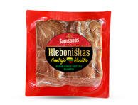 Keptas KLEBONIŠKAS kiaulienos kumpis su oda, a. r., 1 kg