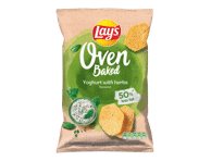 Kepti bulvių traškuč. LAY'S OVEN BAKED, jogurto, žolelių sk., 110 g