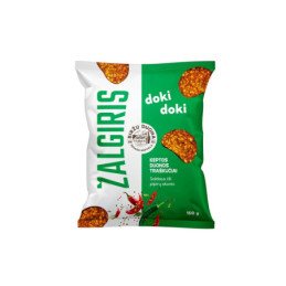 Keptos duonos traškučiai DOKI DOKI ŽALGIRIS saldaus čili pipirų skonio, 150 g