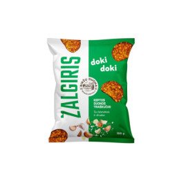 Keptos duonos traškučiai DOKI DOKI ŽALGIRIS su česnakais ir druska, 150 g
