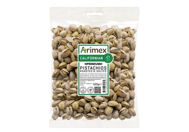Keptos, sūdytos pistacijos PREMIUM FAMILY PACK ARIMEX, 500 g