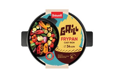 Ketaus keptuvė UNIWELL, 34 cm