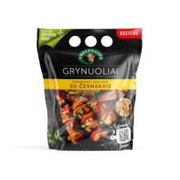 Kiaul. sprand. šašlykas GRYNUOLIAI, mar. su česnaku, 800 g
