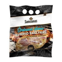 Kiaulien. kumpio šašlykas SAMSONAS,jogurt.marinate,.,kg, ~800 g